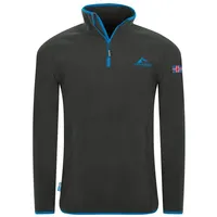 Westfjord Fleecepullover "Hekla" in Anthrazit - L