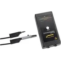 WOLFGANG WARMBIER SRM®110 ESD-Testgeräte-Set Oberflächenwiderstand, Ableitwiderstand inkl. Aufbewahrungstasche, inkl. Erdungskabel