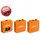 RØDE Microphones RØDE Mikrofon-Funksystem Wireless GO Gen 3 Orange + Bonus In-Ear Kopfhörer, Mikrofon