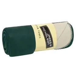 Microfleece Bonding Decke JN952, dunkelgrün/creme