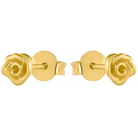 Amor Ohrstecker Rose gelbgoldfarben 2034101 0,6 cm