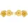 Amor Ohrstecker Rose gelbgoldfarben 2034101 0,6 cm