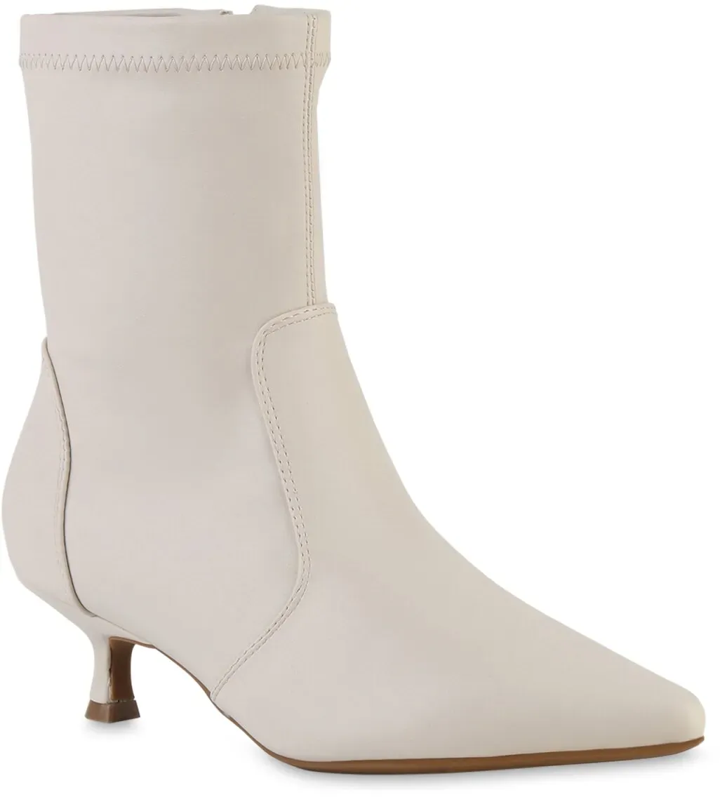 Damen Klassische Stiefeletten in Beige