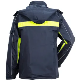 Planam Cosmic Regenjacke Unisex Marine/Gelb XL