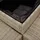 vidaXL Gartensofa in L-Form mit Tisch und Kissen Hellgrau Poly Rattan
