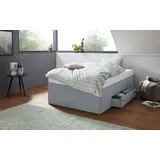 Westfalia Schlafkomfort Boxspringbett 120 x 200 cm Grau