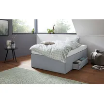 Westfalia Schlafkomfort Boxspringbett 120 x 200 cm Grau