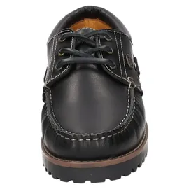 Dockers by Gerli Herren Bootsschuhe, Männer Bootsschuhe,Mokassins,Sommerschuhe,Boat-Shoes,sportlich,Segelschuhe,docksider,schwarz,41 EU - 41