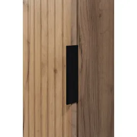 rodan fabryka mebli Rodan Badschrank Hochschrank 35 x 136 x 27 cm Gold Eiche Holz