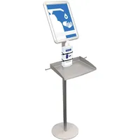 Magnetoplan Desinfektionsmittel-Station mit Klapprahmen