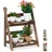 Relaxdays Blumentreppe 51,5 x 41 x 24 cm Dunkelbraun