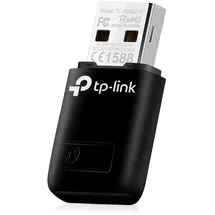 TP-Link TL-WN823N WLAN USB Stick (300Mbit/s 2,4 GHz, Mini Größe Adapter, WPS Taste für einfache Installation, kompatibel zu Windows 11/10/8.1/8/7/XP, Mac OS 10.15 und früher) schwarz