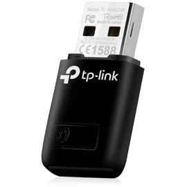 TP-Link TL-WN823N WLAN USB Stick (300Mbit/s 2,4 GHz, Mini Größe Adapter, WPS Taste für einfache Installation, kompatibel zu Windows 11/10/8.1/8/7/XP, Mac OS 10.15 und früher) schwarz