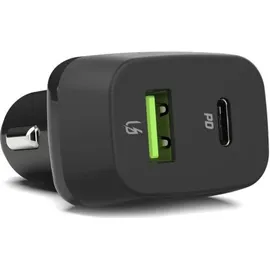 Green Cell 1x USB-C 24W Power Delivery 1x USB Quick Charge 3.0 (CAD33) - Schwarz