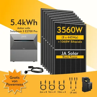Pro, 6-8 Solarmodule, mit MC4 Kabel