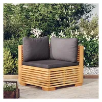vidaXL Ecksofa Loungesofa grau
