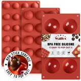 luxuskollektion Schokoladenform Halbkugel Silikonformen Schokoladenformen 3er Set Dome Mousse Backform