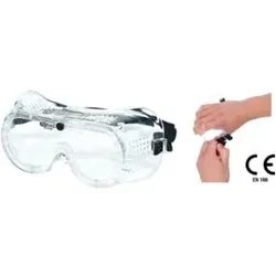 KS Tools Schutzbrille mit Gummiband-transparent, EN 166
