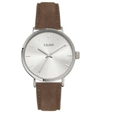 S.Oliver Leder 42 mm SO-4226-LQ