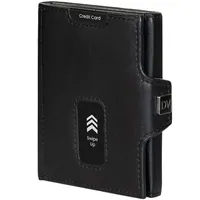 DON VANE Elite Pocket Pro I Echt Leder Slim Wallet Herren mit Münzfach I Mini Geldbörse Herren klein I Karten Portemonnaie Herren & Damen I RFID Portmonee Herren Slim Geldbeutel Männer Schwarz