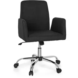Bürostuhl FLOW Stoff schwarz hjh OFFICE