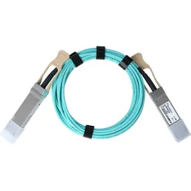 BlueOptics QSFP-40G-D-AOC-10M-CM-BO InfiniBand/Glasfaserkabel Cyan