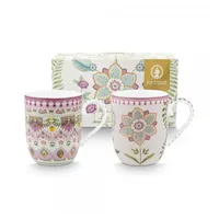 Pip Studio Lily&Lotus Tasse 0,145 l Bunt 2 St.
