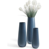 BEST Freizeitmöbel BEST Vase Lugo Höhe 80cm Ø 30cm navy blue