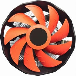 Gembird CPU cooling fan Huracan X30 (120 mm), CPU Kühler, Schwarz