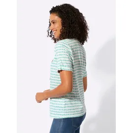 Casual Looks Print-Shirt Blau 44
