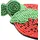 COLLEZIONE ALESSANDRO Ohrclips Erdbeere rot onesize