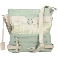 Rieker Umhängetasche, Schultertasche, Damen-Tasche mit praktischem Reißverschluss-Rückfach grün