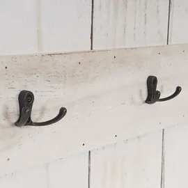 Mendler Wandgarderobe HWC-D13 91 x 60 cm Weiß