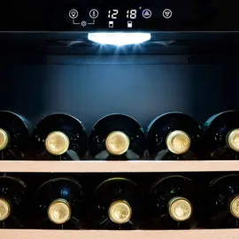 Klarstein Barossa 54 Duo Weinkühlschrank 2 Zonen 148 Ltr 54 Fl Touch-Display