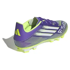 adidas F50 Club MG Herren Purple Rush/Cloud White/Lucid Lemon 48