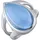 Jamelli Ring blau / Silber rhodiniert Quarz hellblau (beh.)"
