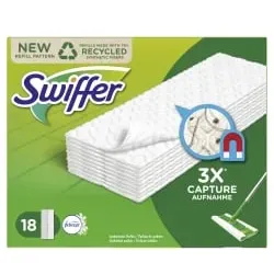 Swiffer Anti Staub Tücher SW5944 , Ersatzpack = 18 Tücher mit Febrezeduft