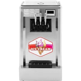 Royal Catering Softeismaschine Gastro Eisherstellung, Silber
