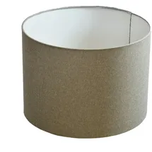 B & S Lampenschirm Zylinder grau 25x25x18cm