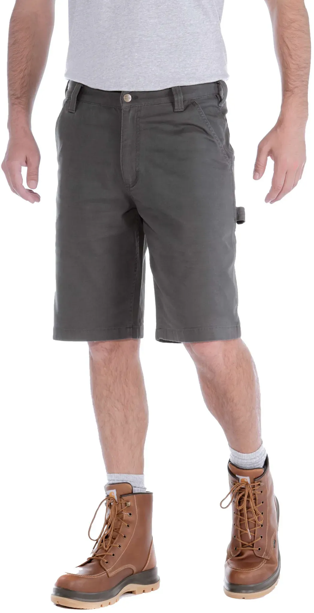 Carhartt Shorts 103652 aus Canvas für Herren, leicht, flexibel und robust - shadow - W30