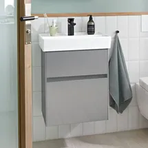 Villeroy & Boch Collaro Waschbeckenunterschrank 46 x 55 cm Glossy Grey