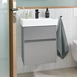 Villeroy & Boch Collaro Waschbeckenunterschrank 46 x 55 cm Glossy Grey