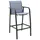 vidaXL Gartenbar Set 5-tlg. Schwarz/Grau