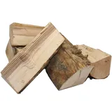 BTT-MHS Brennholz Mischholz (ca. 25cm) 10kg getrocknet Kamin Ofen Stammholz Feuerholz Grillholz