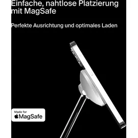 Belkin Drahtloses 3-in-1-Ladegerät mit MagSafe 15 W, Weiß - Weiß
