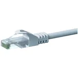 danicom CAT 6 Netzwerkkabel U/UTP - 1 Meter - Weiß - CCA, POE, Ethernet, LAN, Patchkabel, Datenkabel, RJ45 - für Serverschränke, Switches, Router, Modems!
