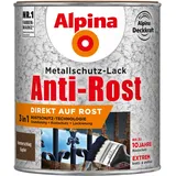 Alpina Anti-Rost Metallschutz-Lack 750 ml hammerschlag kupfer