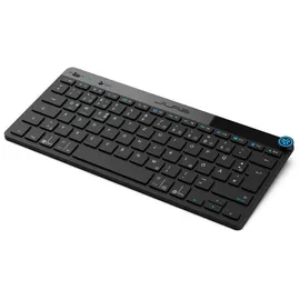 JLAB Go Wireless Keyboard, schwarz, USB/Bluetooth, DE (IEUDEKGOKEYBRBLK4)