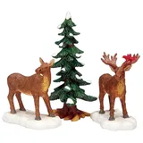 Lemax 32725 Weihnachtsdorf Figur Mr & Mrs Moose