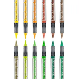 KARIN Marker Brushmarker PRO Sun & Tree Colours, 12 Farben